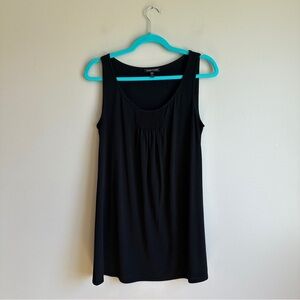 Eileen Fisher Black 100% Silk Tank Top Tunic S
